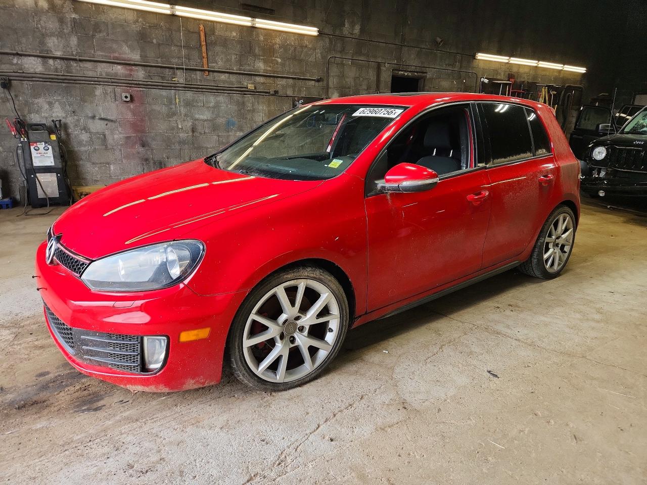 2012 Volkswagen Golf GTI PZEV, VIN WVWGD7AJ5CW241430 — Water / flood