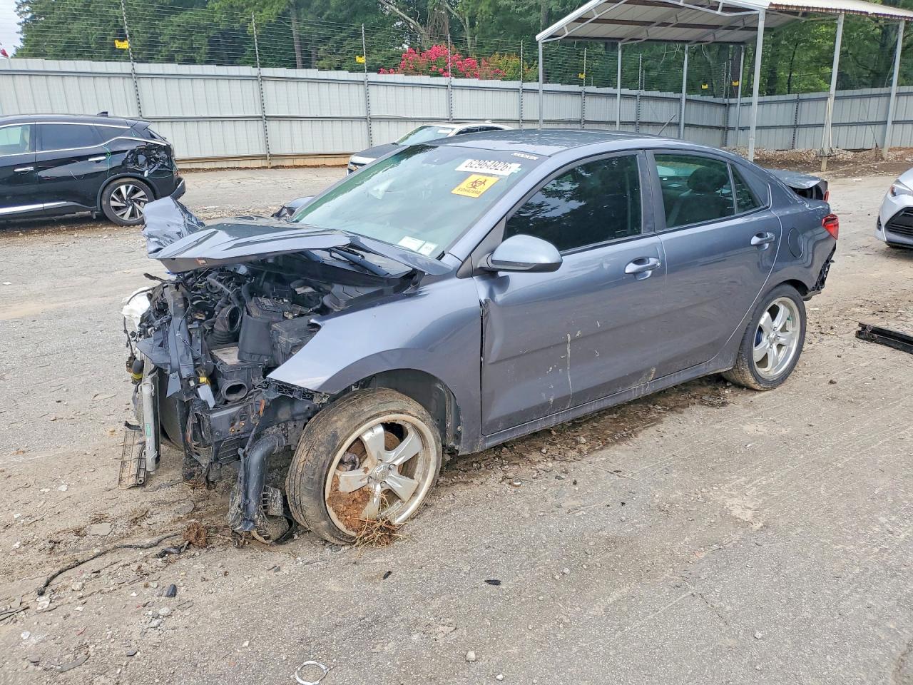 2019 Kia Rio S, VIN 3KPA24AB9KE231432 — Rear end