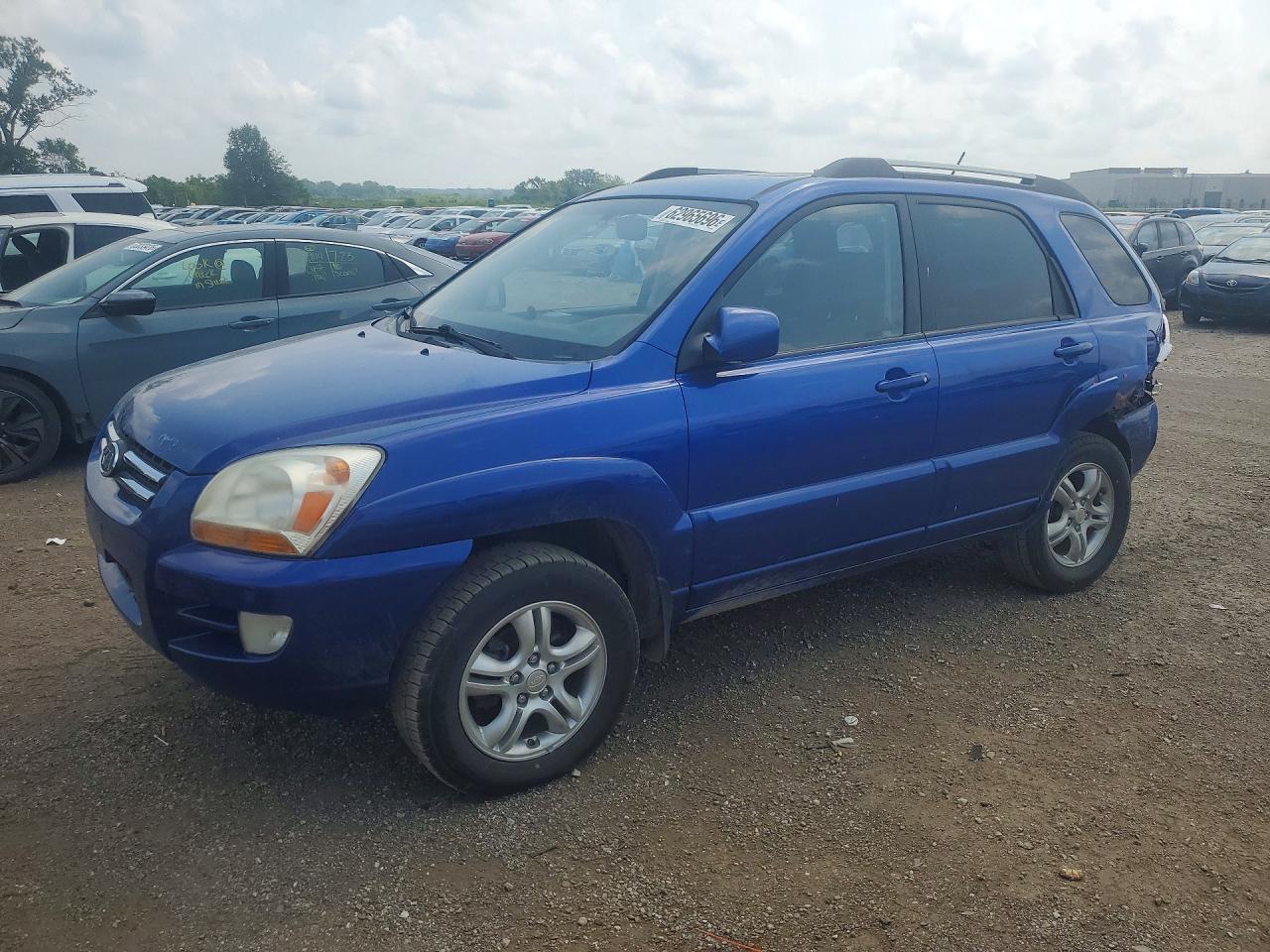 2007 Kia Sportage LX, VIN KNDJF723177440992 — Зад