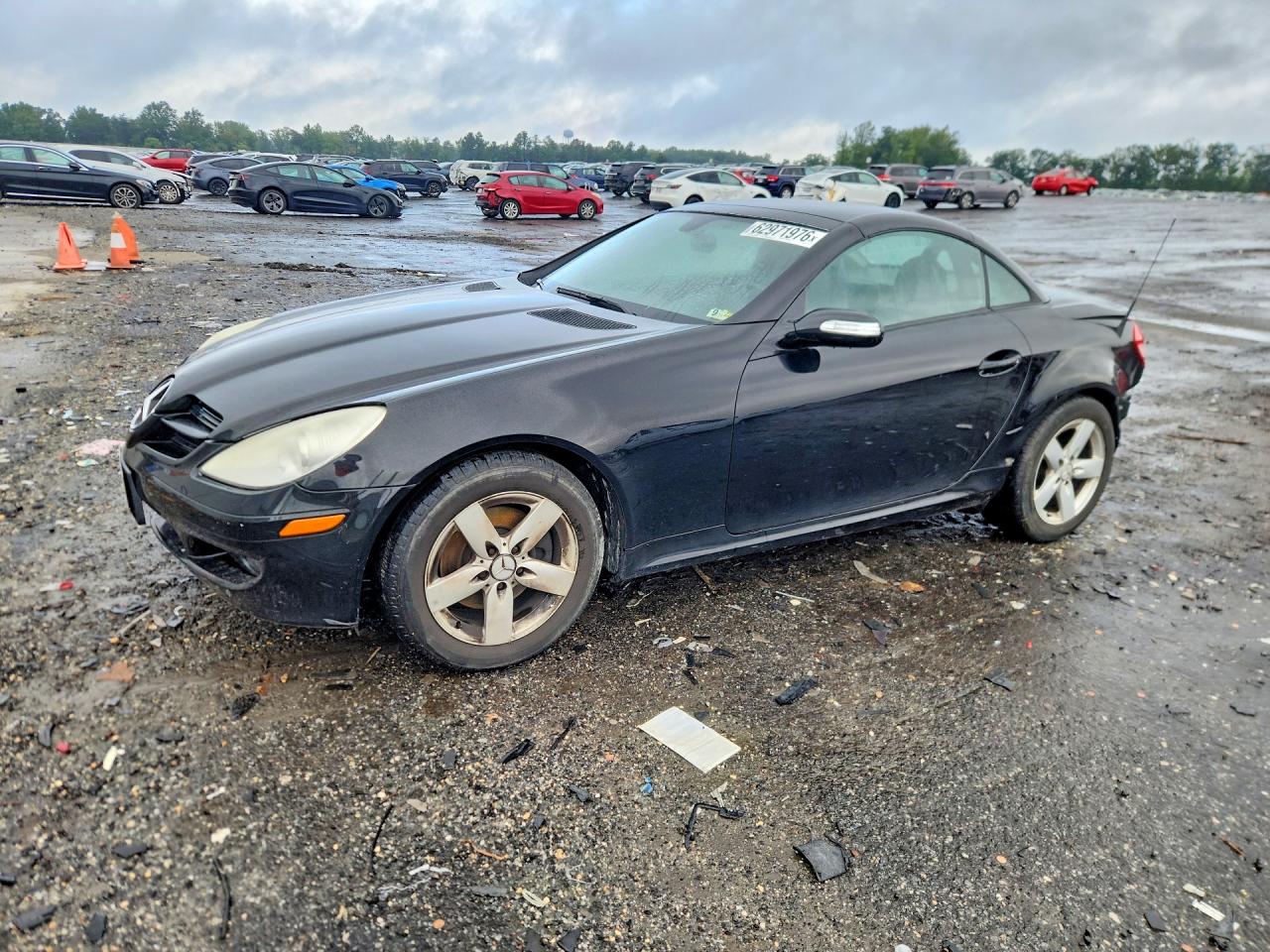 2007 Mercedes-Benz SLK 280, VIN WDBWK54F17F139155 — Зад
