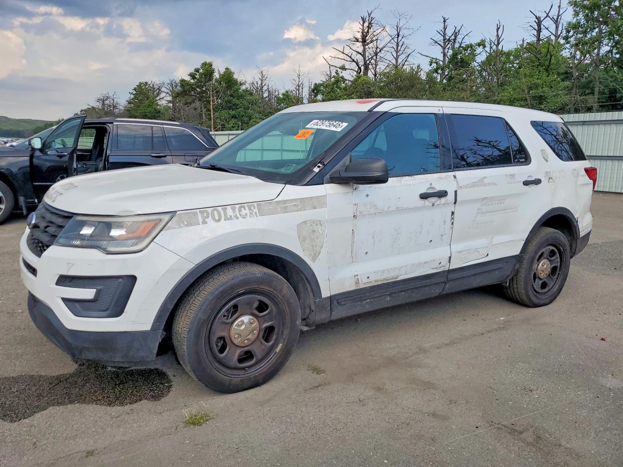 2018 Ford Police Interceptor Utility, VIN 1FM5K8AR2JGC74980 — Зад