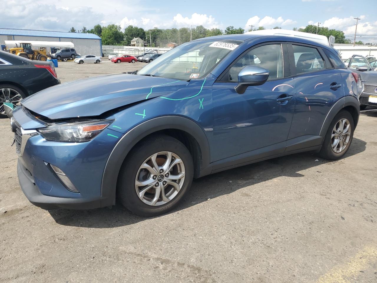 2019 Mazda CX-3 Sport, VIN JM1DKFB74K0435860 — Front end
