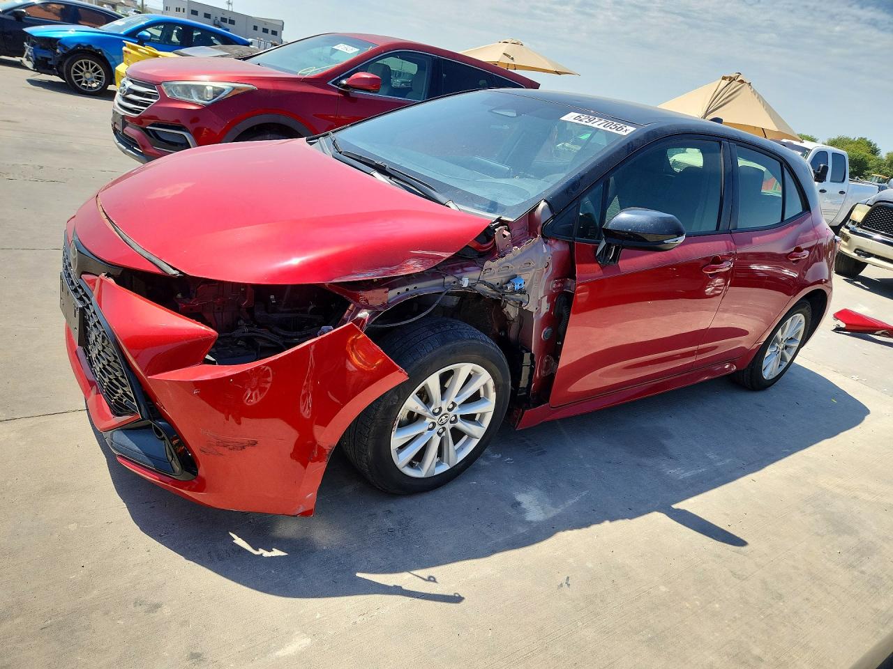 2023 Toyota Corolla SE, VIN JTND4MBE7P3193340 — Front end