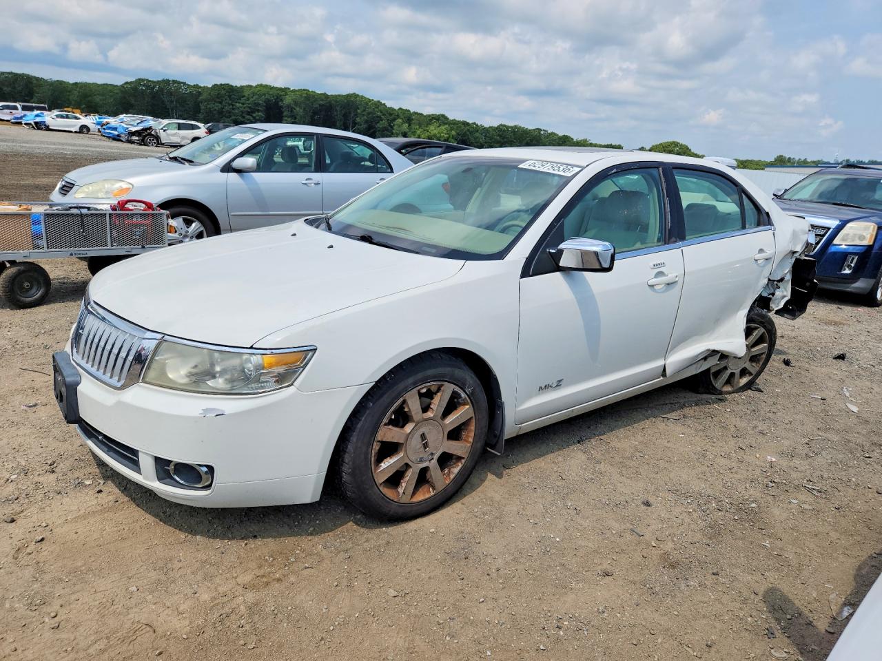 2008 Lincoln MKZ, VIN 3LNHM28T48R650989 — Rear end