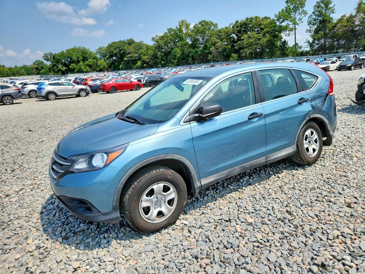 2014 Honda CR-V LX, VIN 2HKRM3H35EH561168 — Rear end