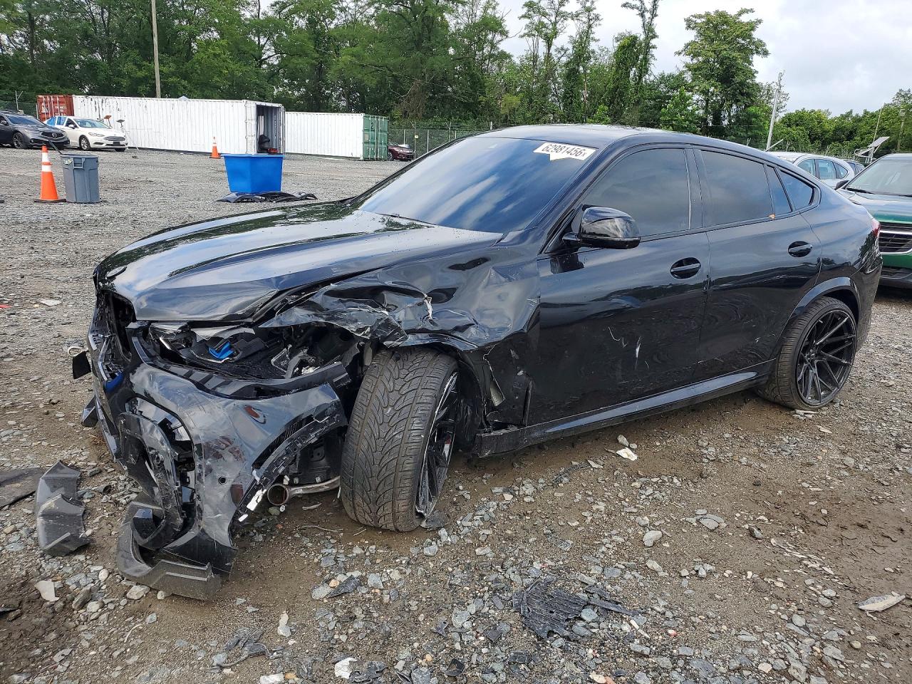 2022 BMW X6 M, VIN 5YMCY0C0XN9J39306 — Front end