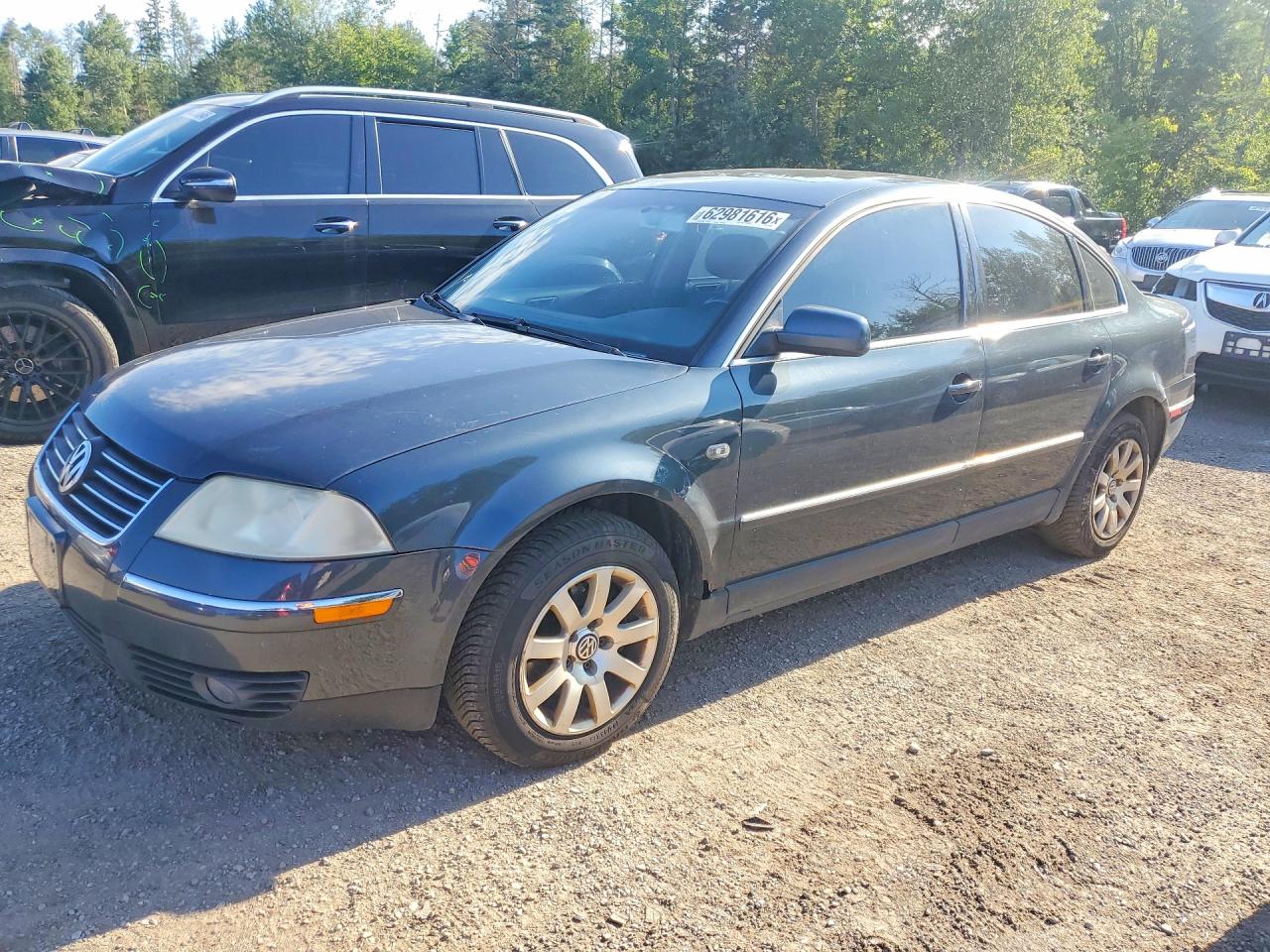 2003 Volkswagen Passat GLX, VIN WVWPD23B53P274866 — Rear end