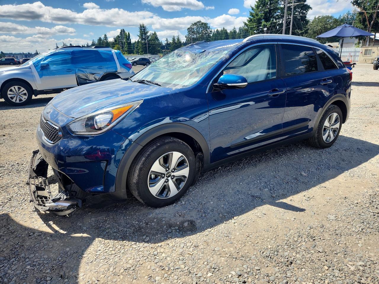 2018 Kia Niro EX, VIN KNDCC3LC1J5127176 — Опрокидывание