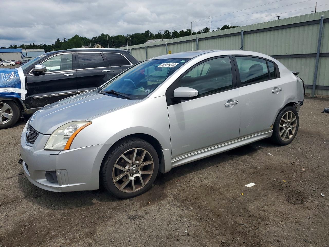2008 Nissan Sentra SE-R, VIN 3N1BB61E58L664750 — Rear end
