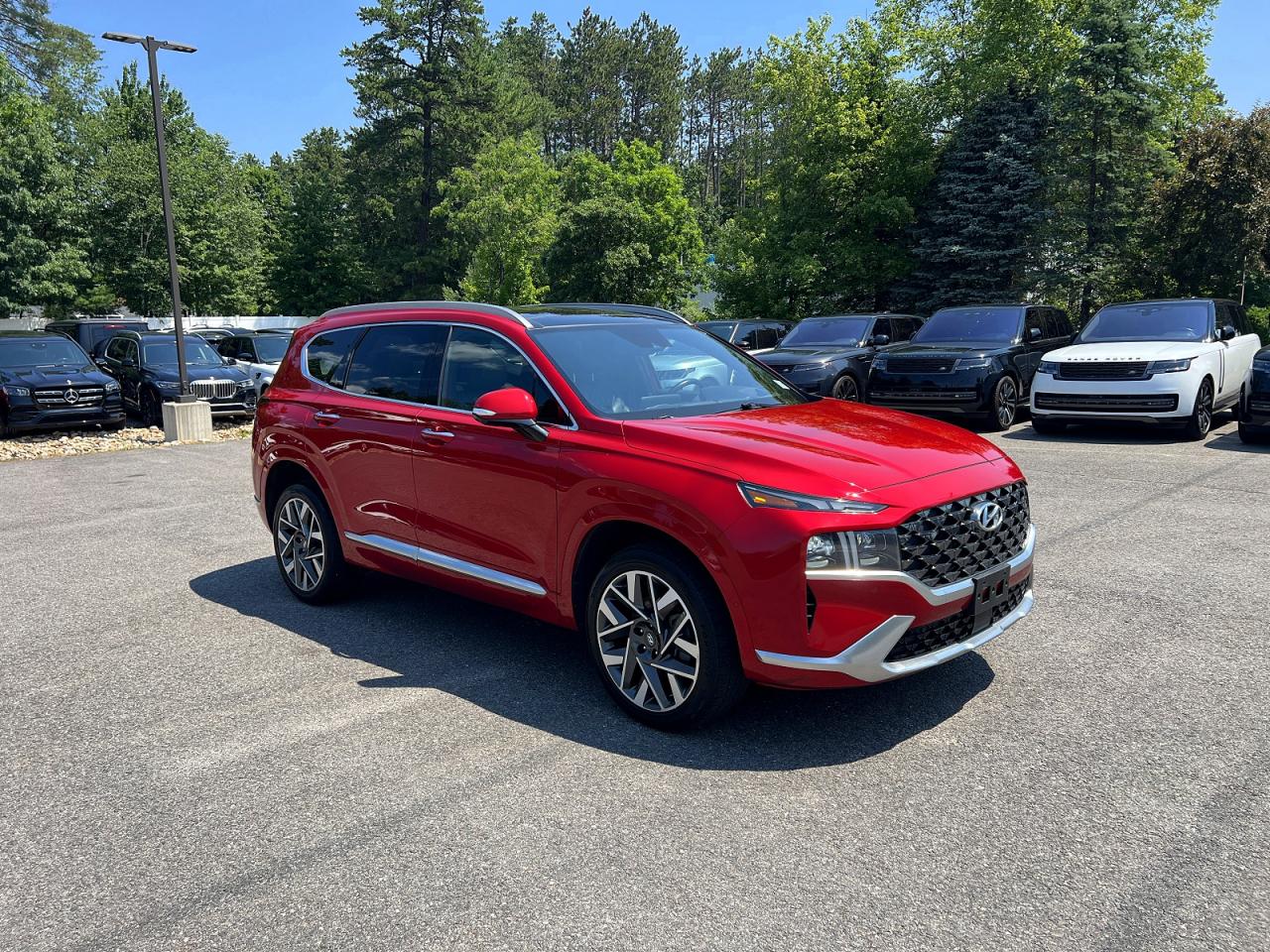 2022 Hyundai Santa Fe Calligraphy, VIN 5NMS5DAL3NH420594 — Minor dents and scratches