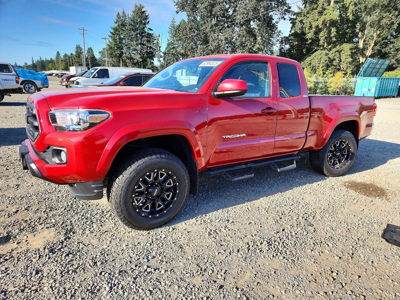 2016 Toyota Tacoma SR5, VIN 5TFSZ5AN6GX017361 — Undercarriage