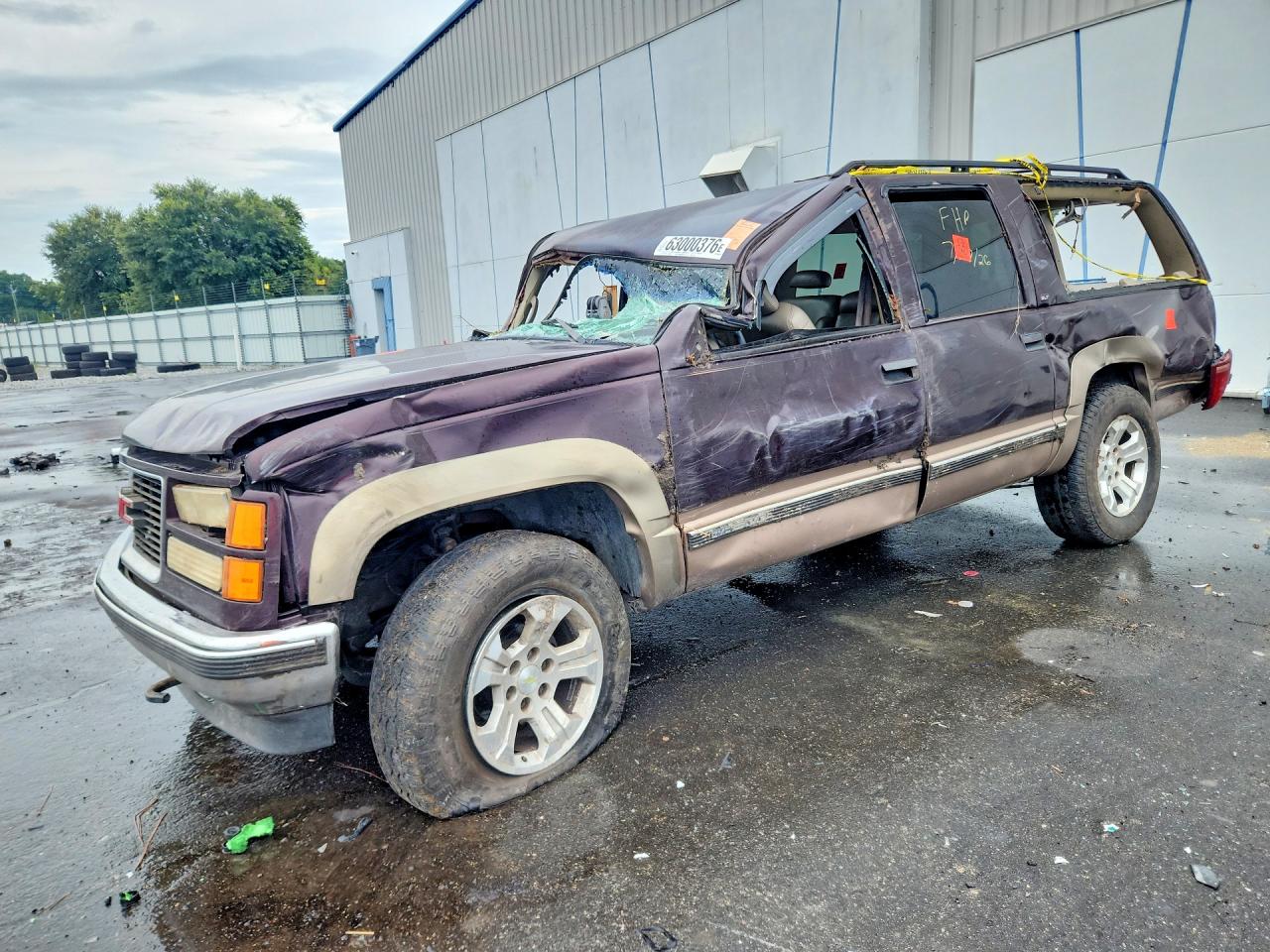 1997 GMC Suburban, VIN 1GKFK16R6VJ751674 — Rollover