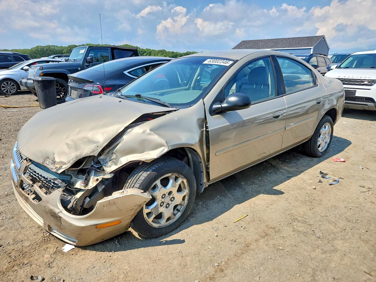 2003 Dodge Neon SXT, VIN 1B3ES56C23D105829 — Перед