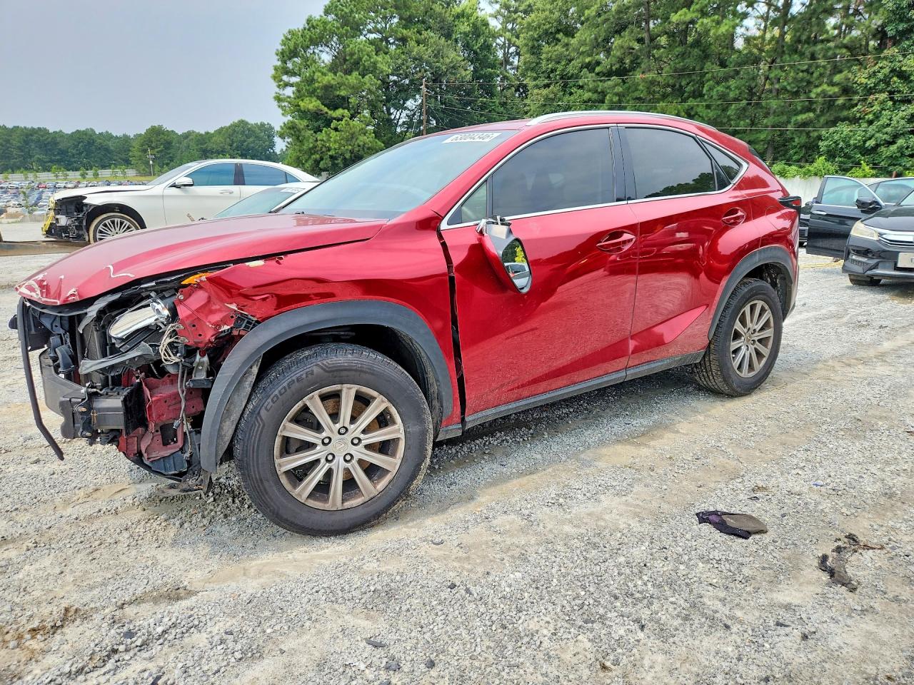 2015 Lexus NX 200t, VIN JTJYARBZ9F2019575 — Front end