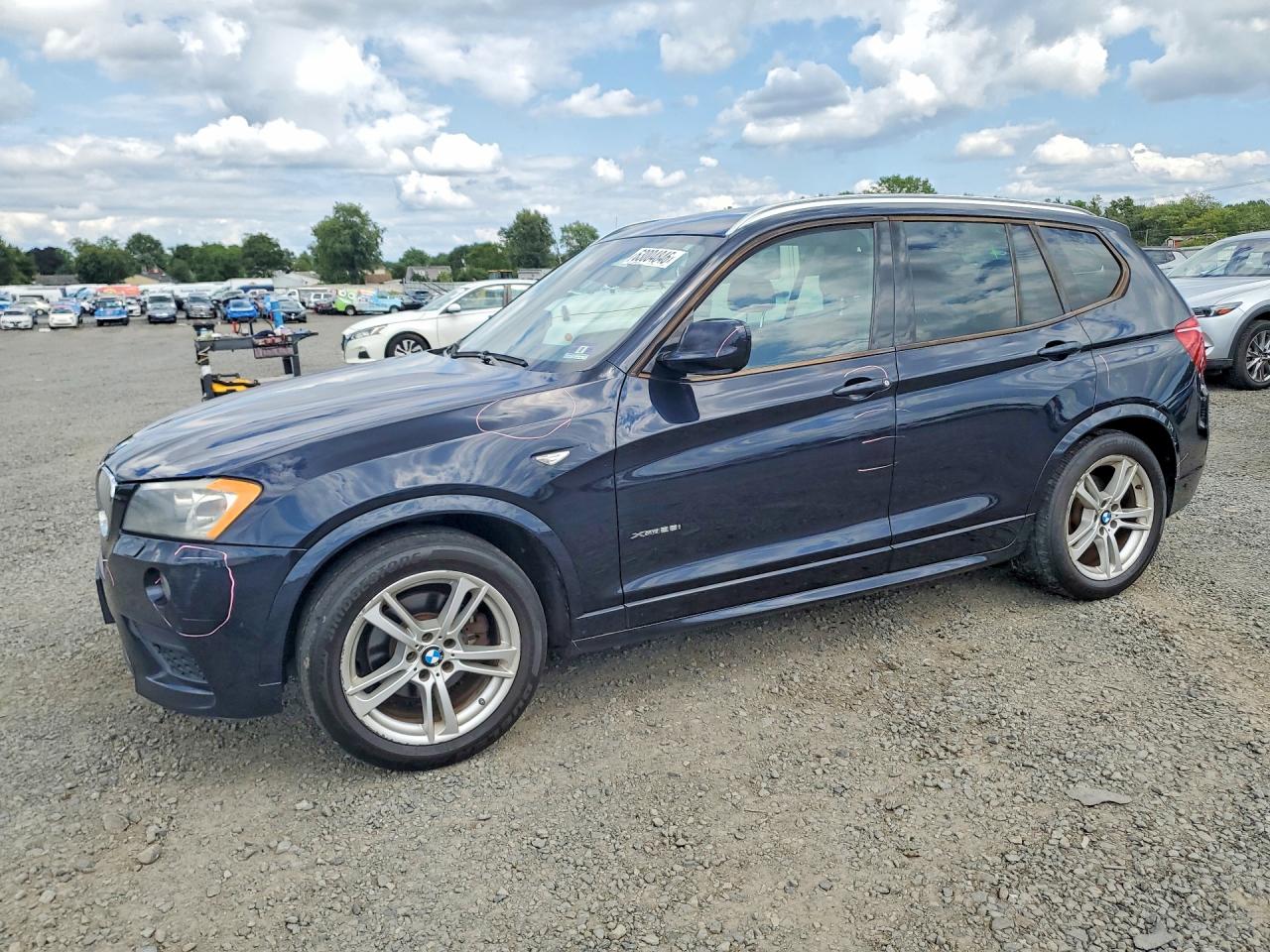 2014 BMW X3 xDrive28i, VIN 5UXWX9C51E0D37657 — Water / flood