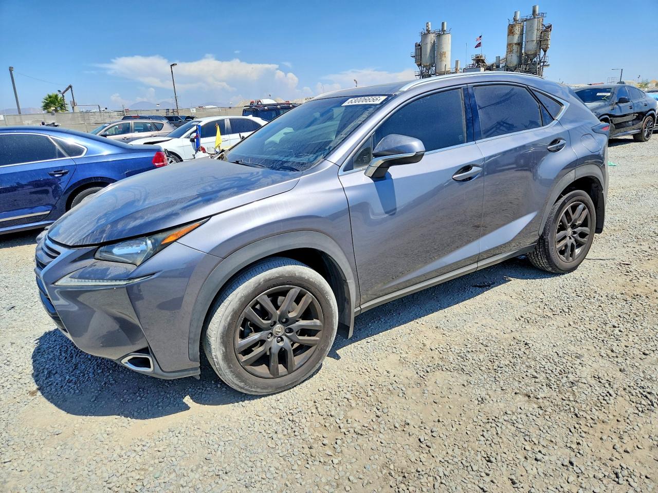 2015 Lexus NX 200t, VIN JTJYARBZ3F2012895 — Front end