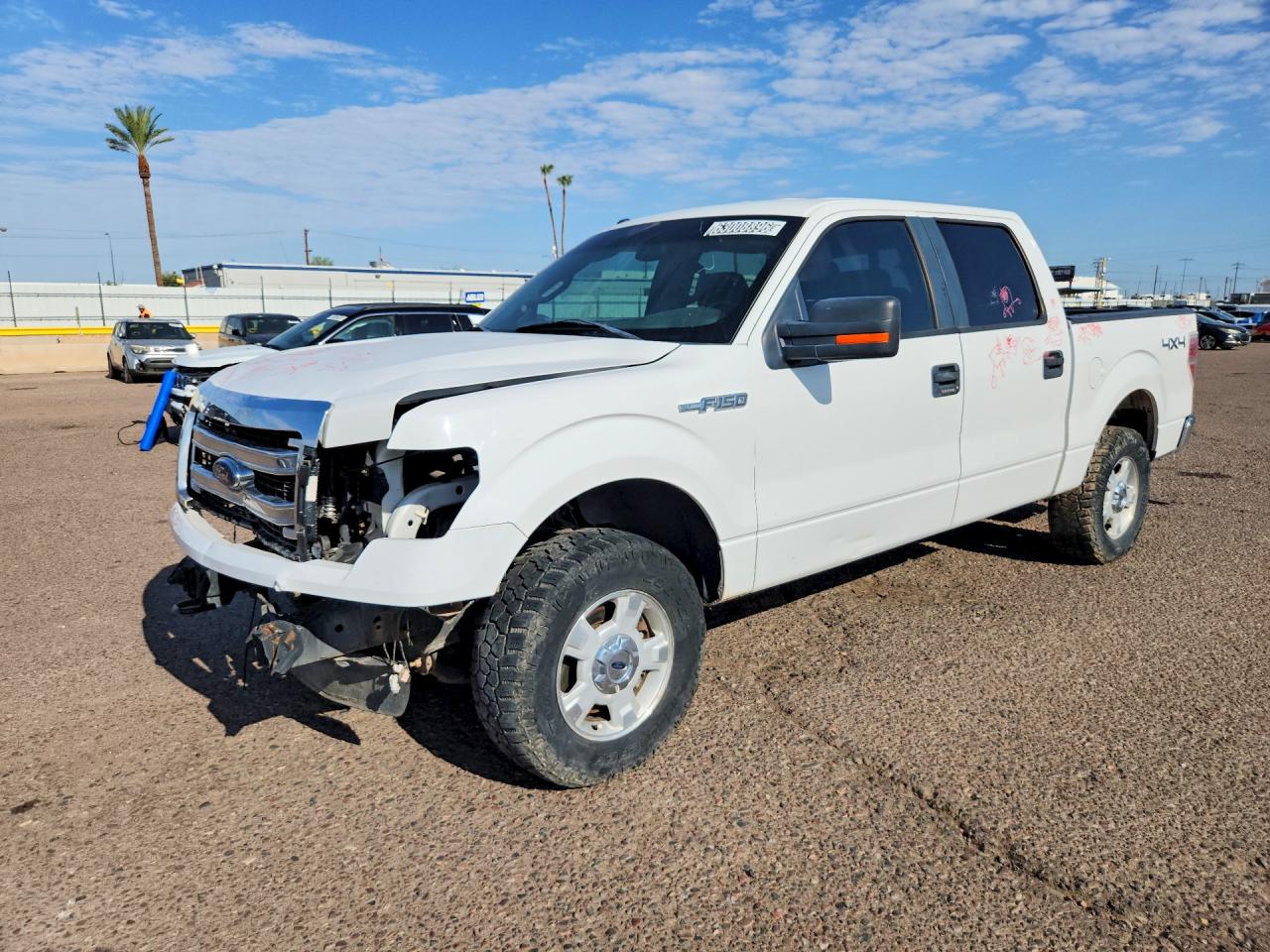 2013 Ford F-150 XLT, VIN 1FTFW1EF3DFE07101 — Vandalism