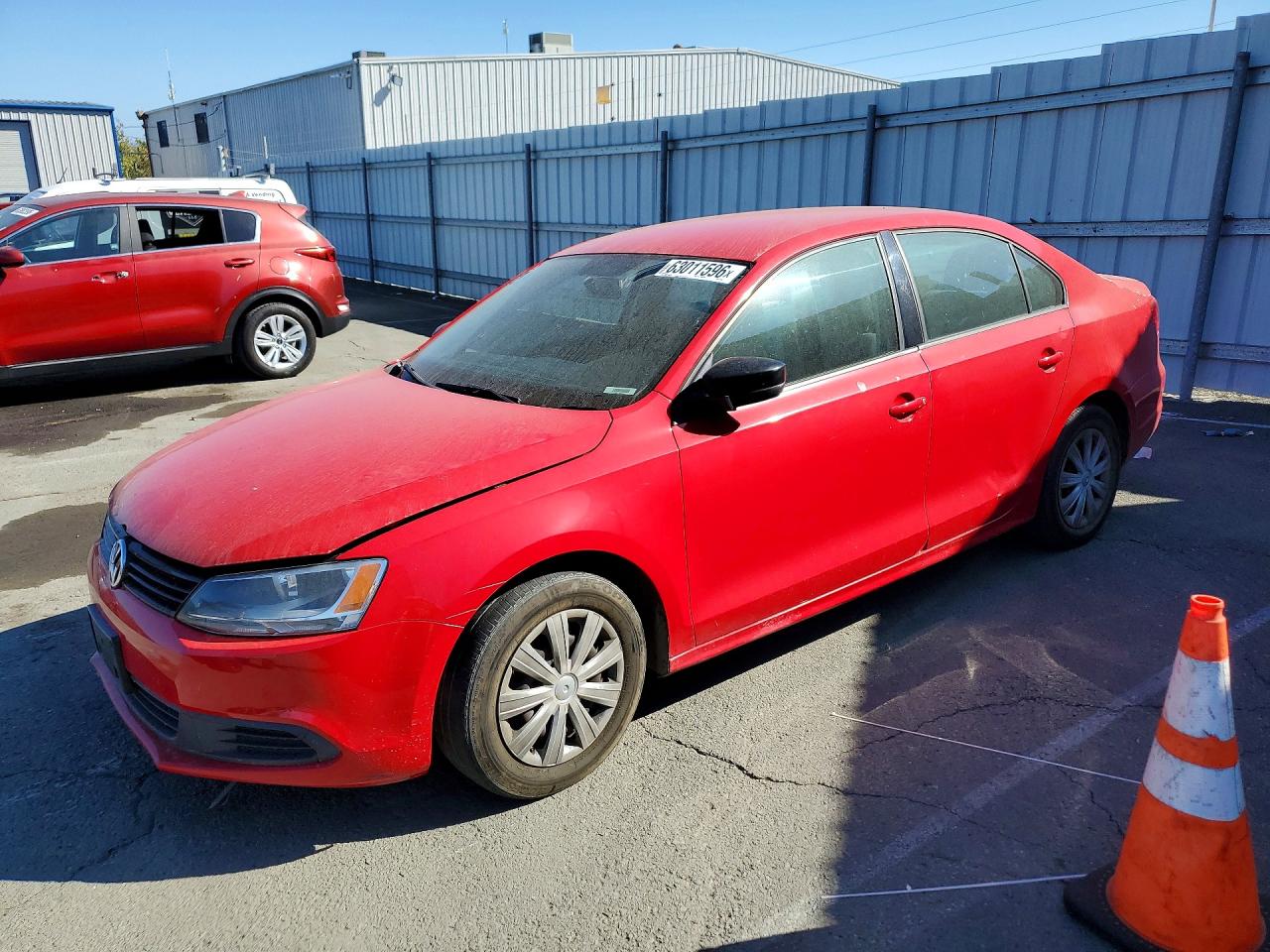 2012 Volkswagen Jetta, VIN 3VW1K7AJ7CM364980 — Vandalism
