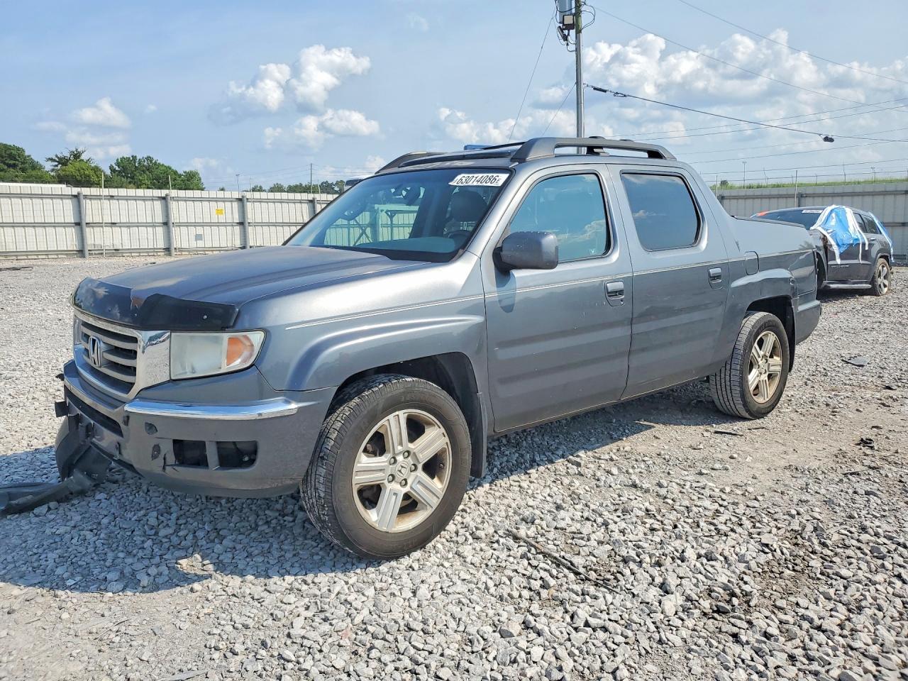 2012 Honda Ridgeline RTL, VIN 5FPYK1F58CB457982 — Front end
