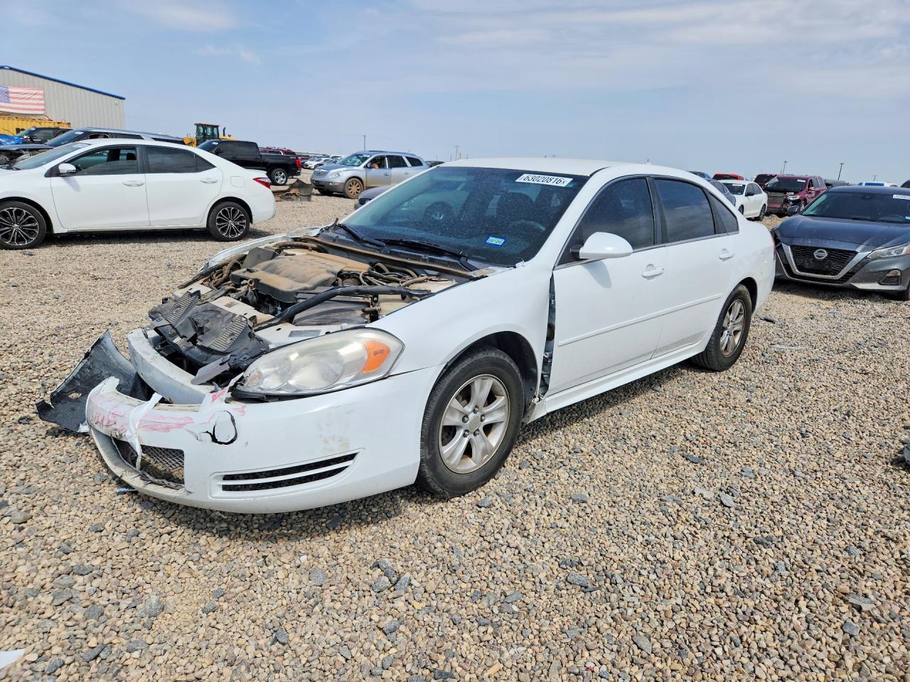 2012 Chevrolet Impala LS Fleet, VIN 2G1WF5E32C1262564 — Front end