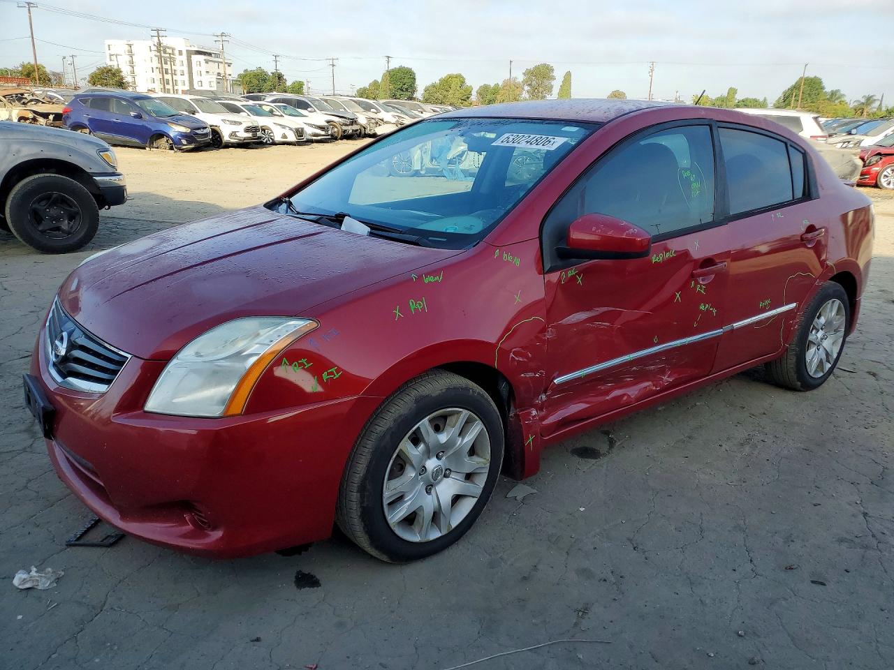 2011 Nissan Sentra 2.0, VIN 3N1AB6AP7BL605221 — Side