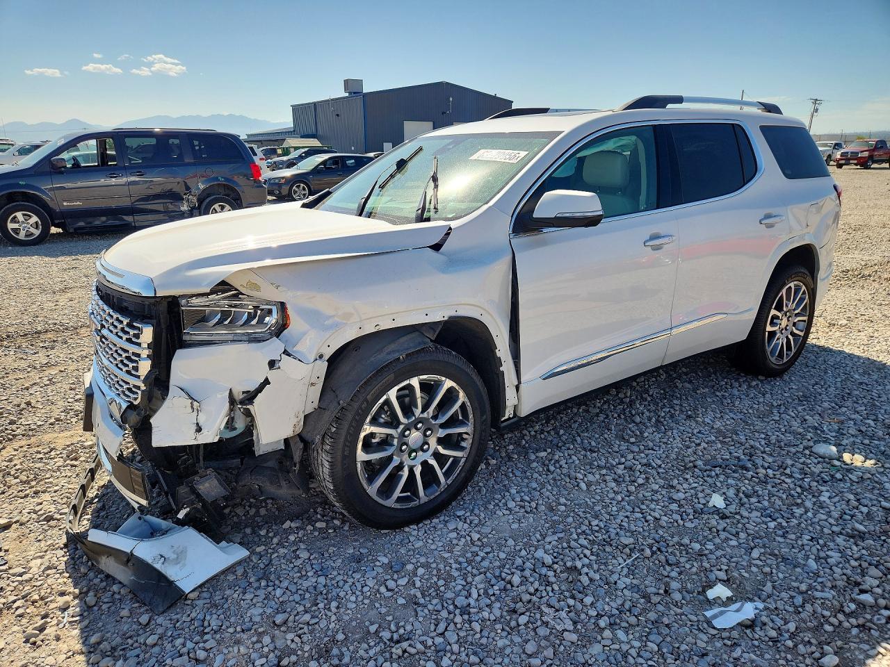 2021 GMC Acadia Denali, VIN 1GKKNXLSXMZ113878 — Front end