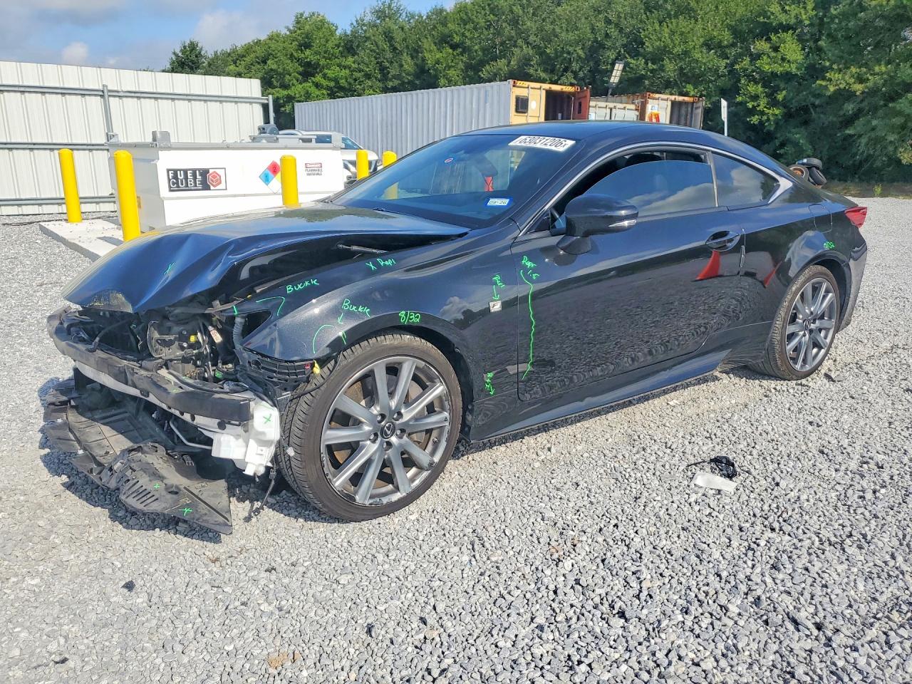 2018 Lexus RC 350, VIN JTHHZ5BC8J5019038 — Front end