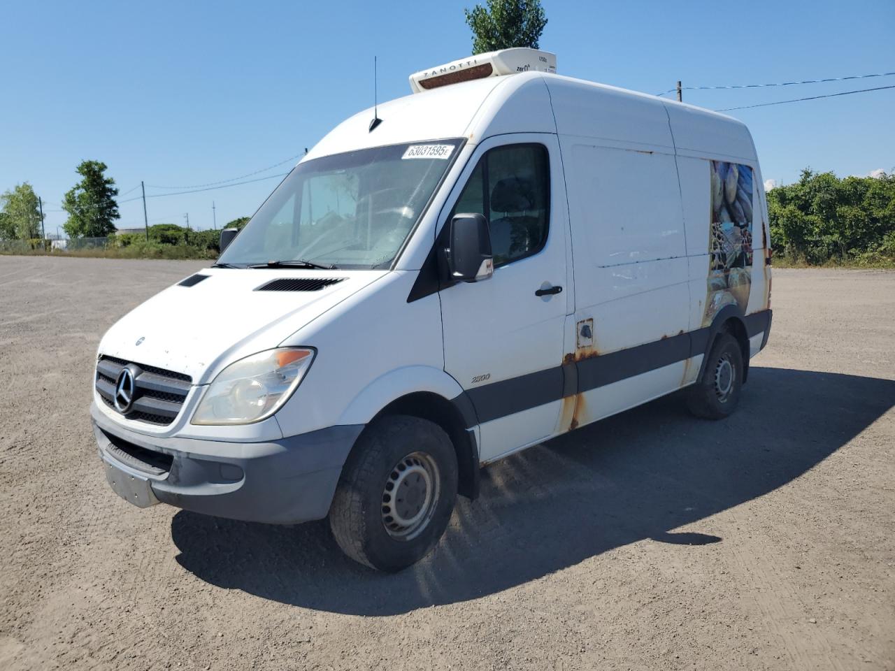2013 Mercedes-Benz Sprinter, VIN WD3BE7CC1D5738708 — Vandalism