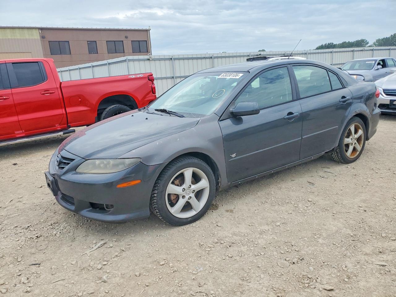 2005 Mazda 6 Sport S, VIN 1YVHP84D455M12467 — Front end