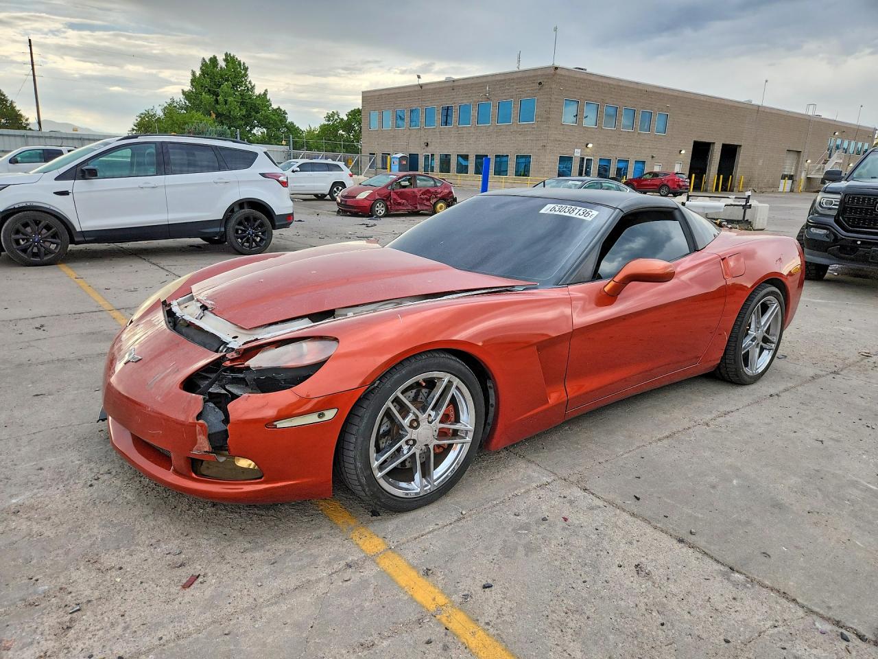 2005 Chevrolet Corvette, VIN 1G1YY24U155123474 — Перед