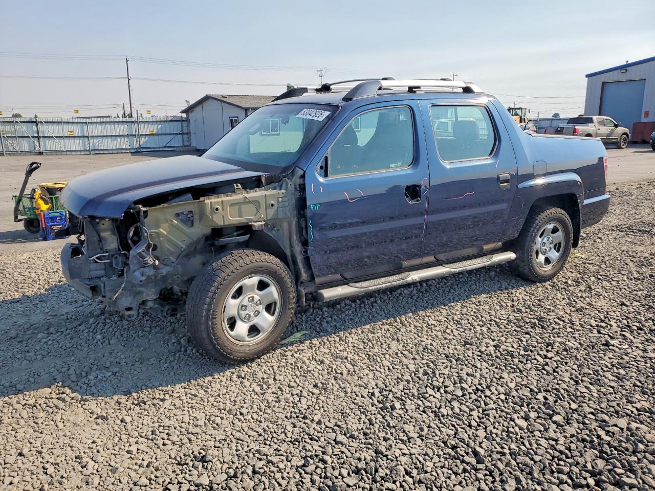 2011 Honda Ridgeline RT, VIN 5FPYK1F2XBB005035 — Front end