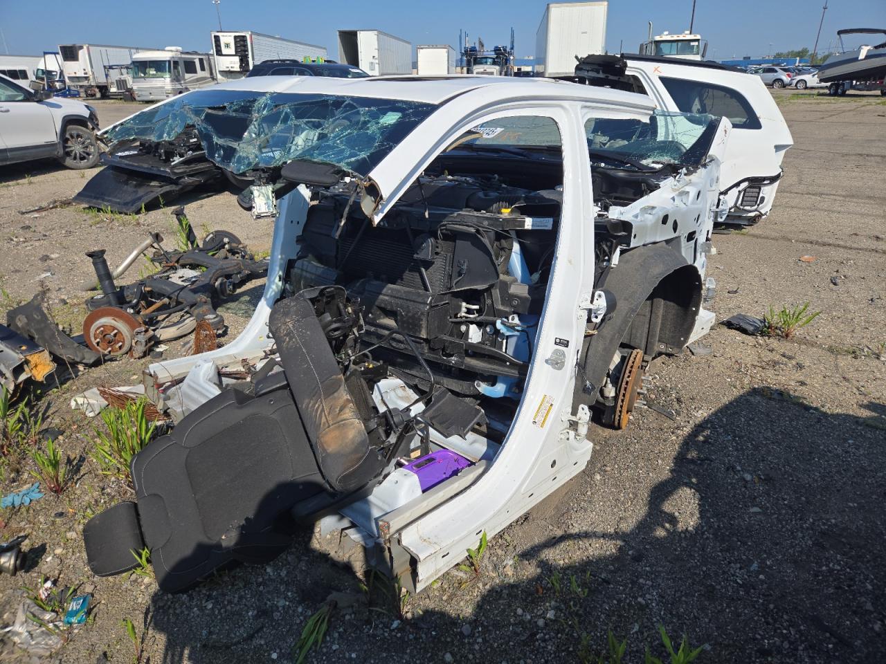 2023 Dodge Durango GT Plus, VIN 1C4RDJDG4PC671186 — Stripped