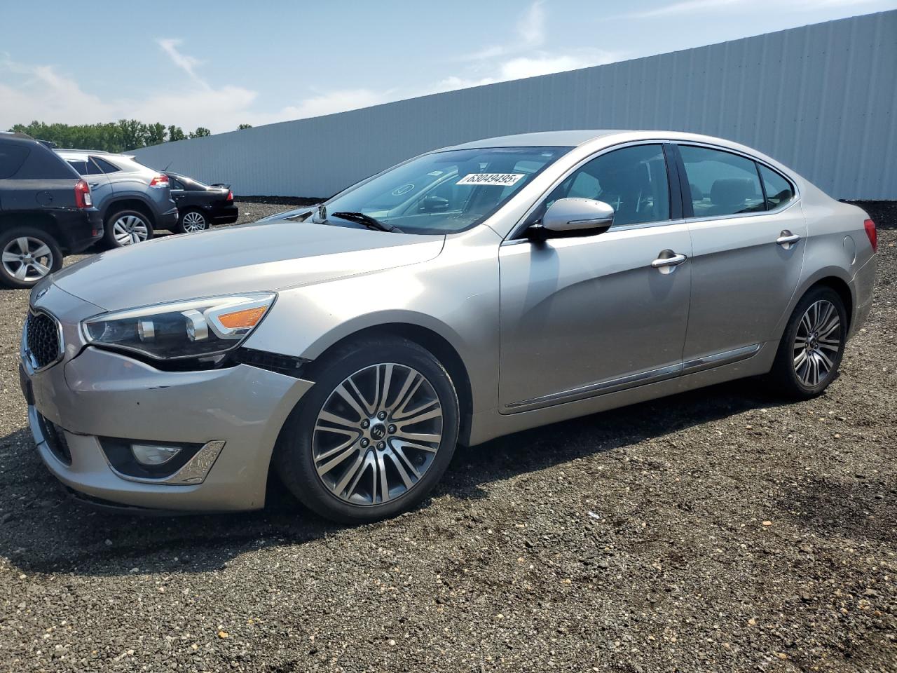 2014 Kia Cadenza Limited, VIN KNALN4D72E5153306 — Prior damage history