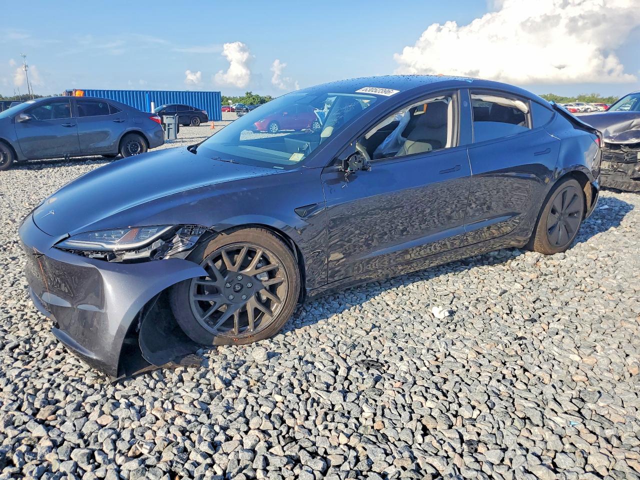 2024 Tesla Model 3 Long Range, VIN 5YJ3E1EB0RF794222 — Front end