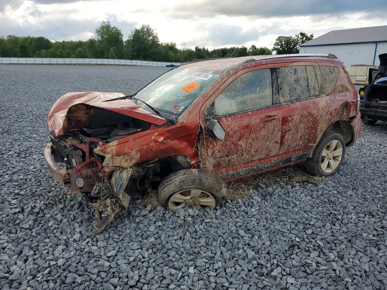 2012 Jeep Compass Sport, VIN 1C4NJDBB7CD591546 — Rollover