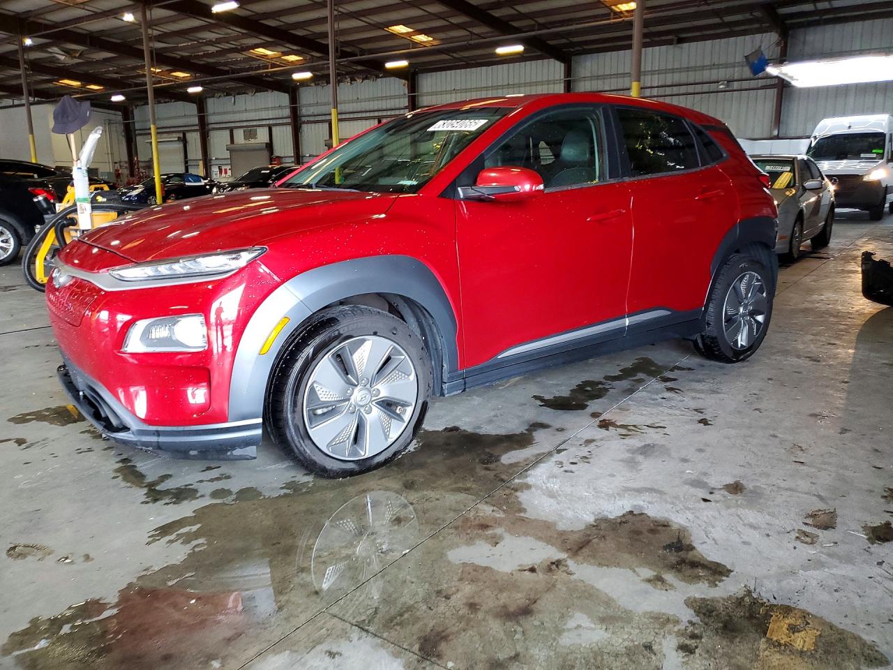 2021 Hyundai Kona Ultimate, VIN KM8K53AG9MU131865 — Rear end