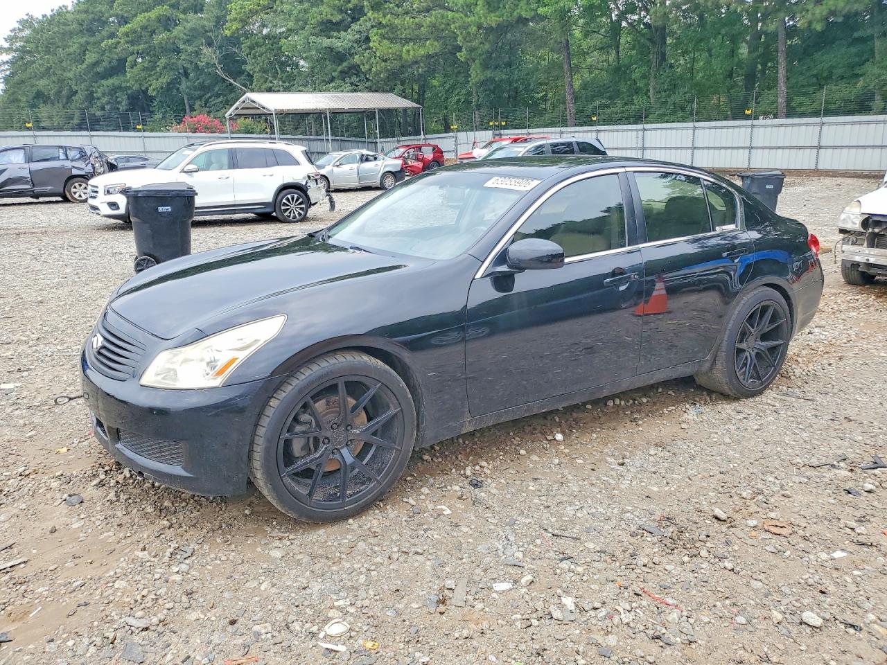 2008 Infiniti G35 Journey, VIN JNKBV61EX8M218019 — Front end