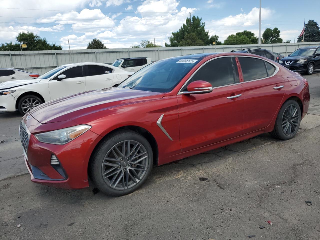 2020 Genesis G70 2.0T, VIN KMTG34LA5LU045192 — Град