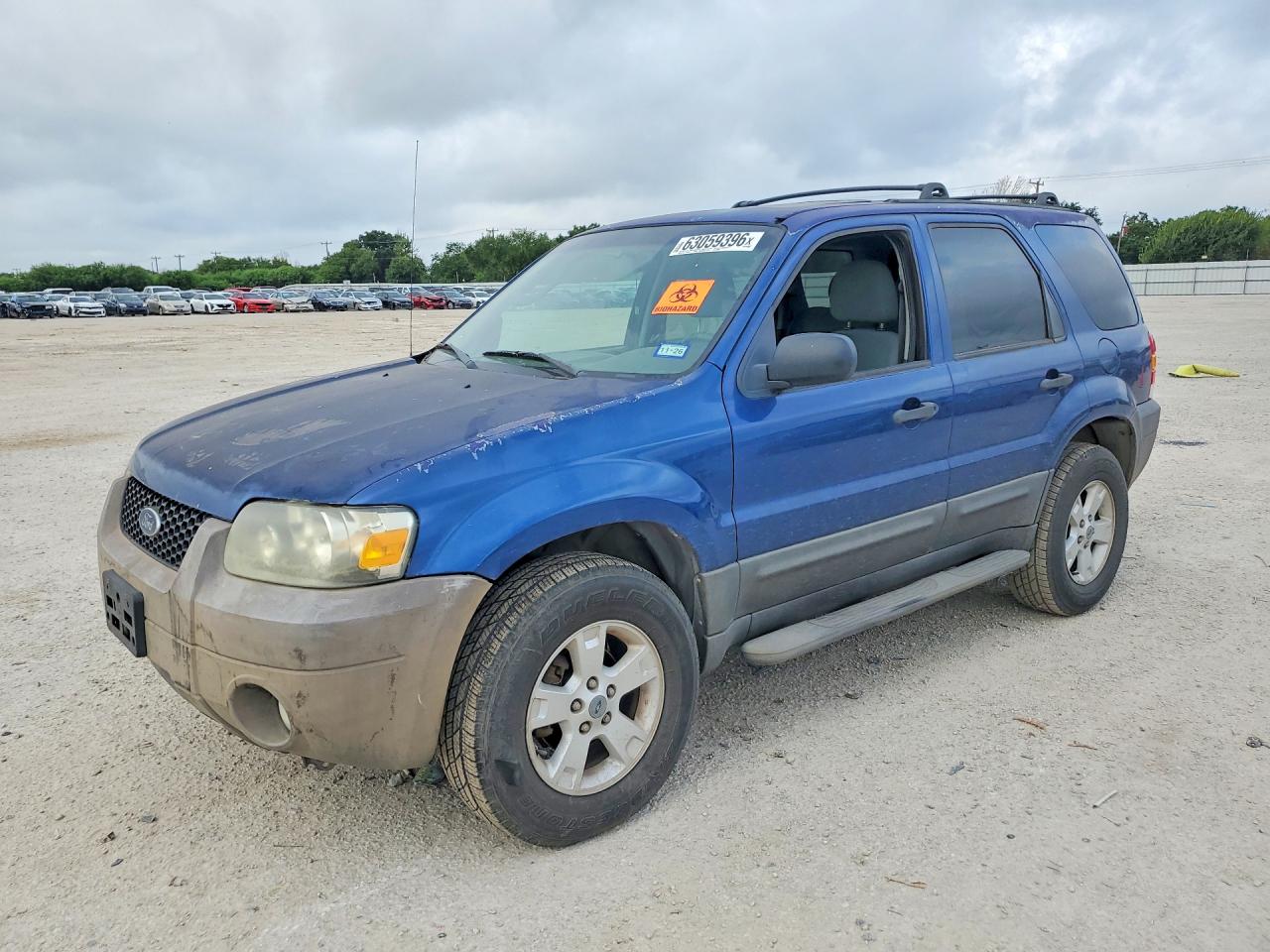 2007 Ford Escape XLT, VIN 1FMYU03Z87KB36209 — Вода / потоп