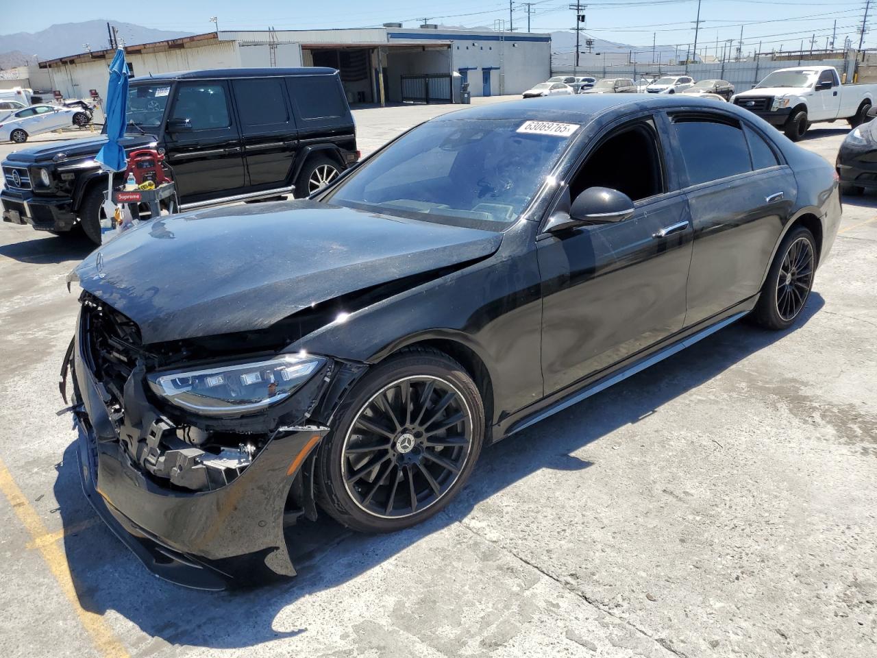 2023 Mercedes-Benz S 500, VIN W1K6G6DB2PA180516 — Front end