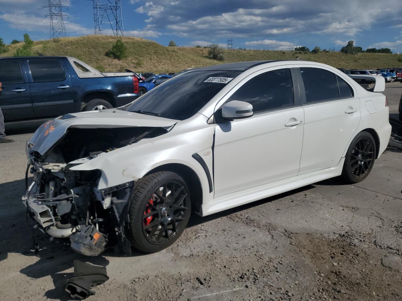 2015 Mitsubishi Lancer Evolution Final Edition, VIN JA32W7FV2FU029020 — Front end