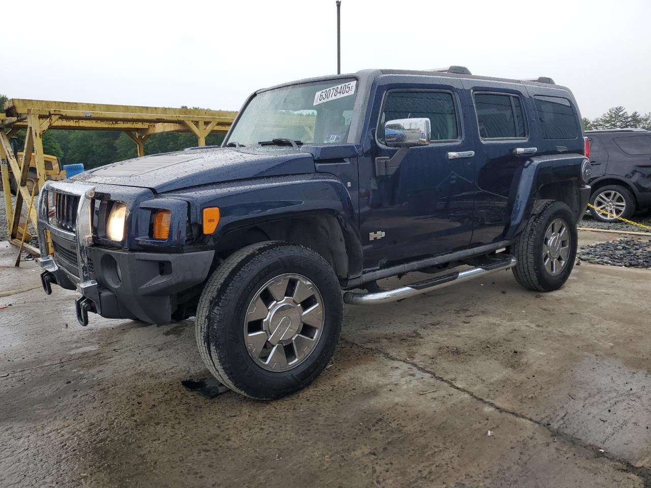 2007 Hummer H3 SUV, VIN 5GTDN13E778119913 — Мелкие вмятины и царапины