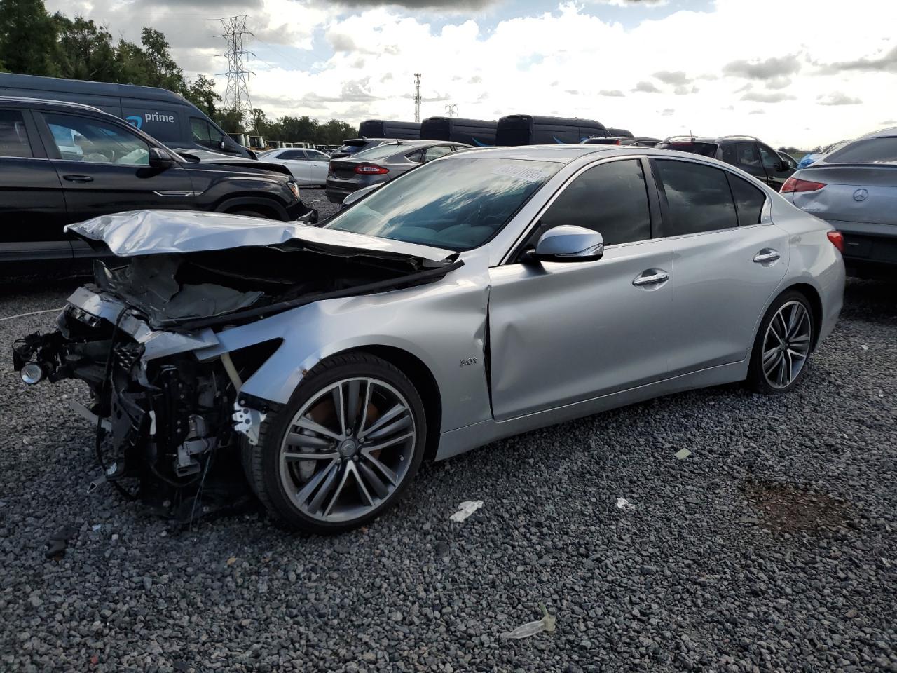 2017 Infiniti Q50 Sport, VIN JN1EV7AP4HM730111 — Front end