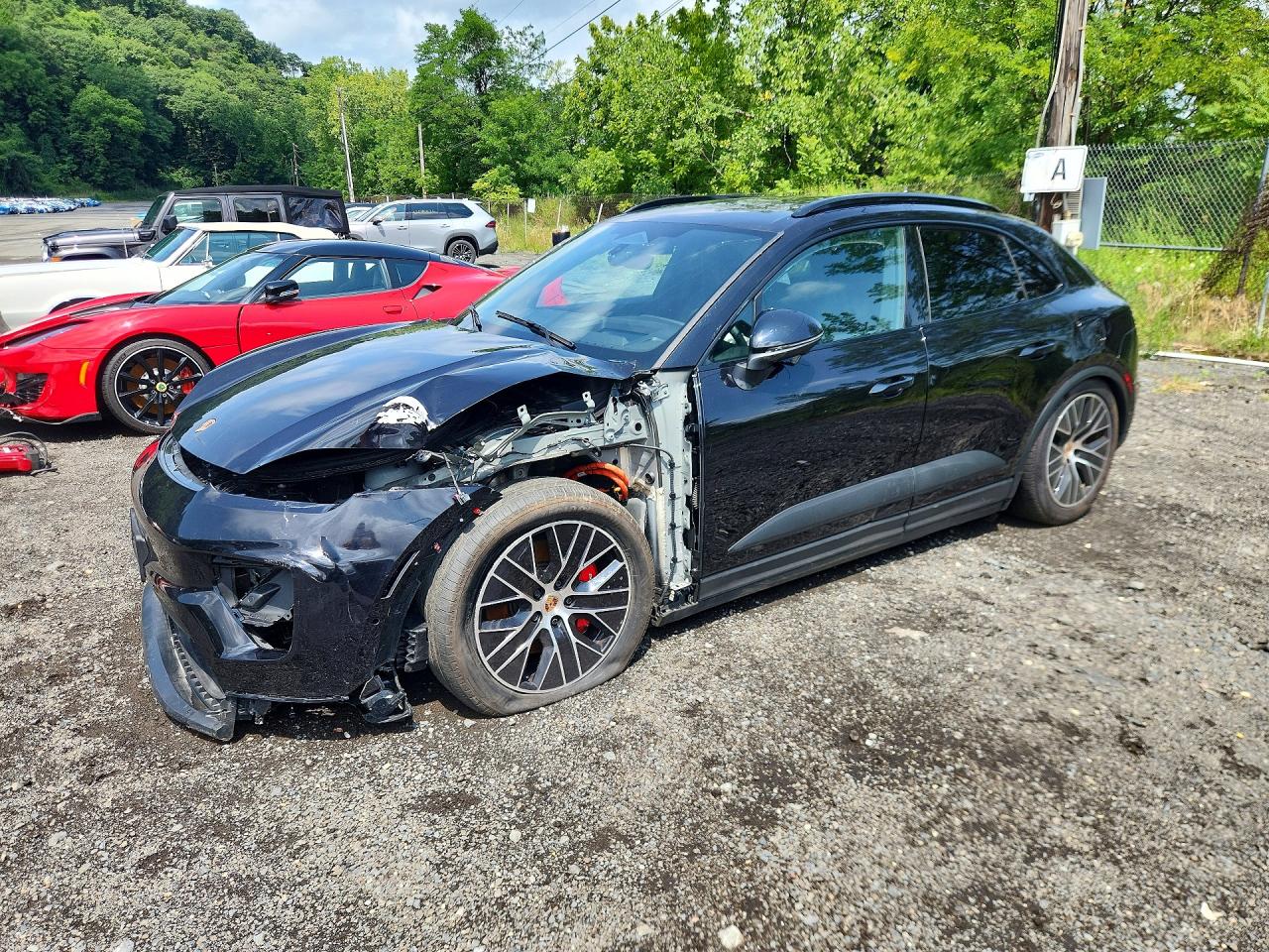 2025 Porsche Macan Electric 4S, VIN WP1AB2XA9SL153661 — Front end