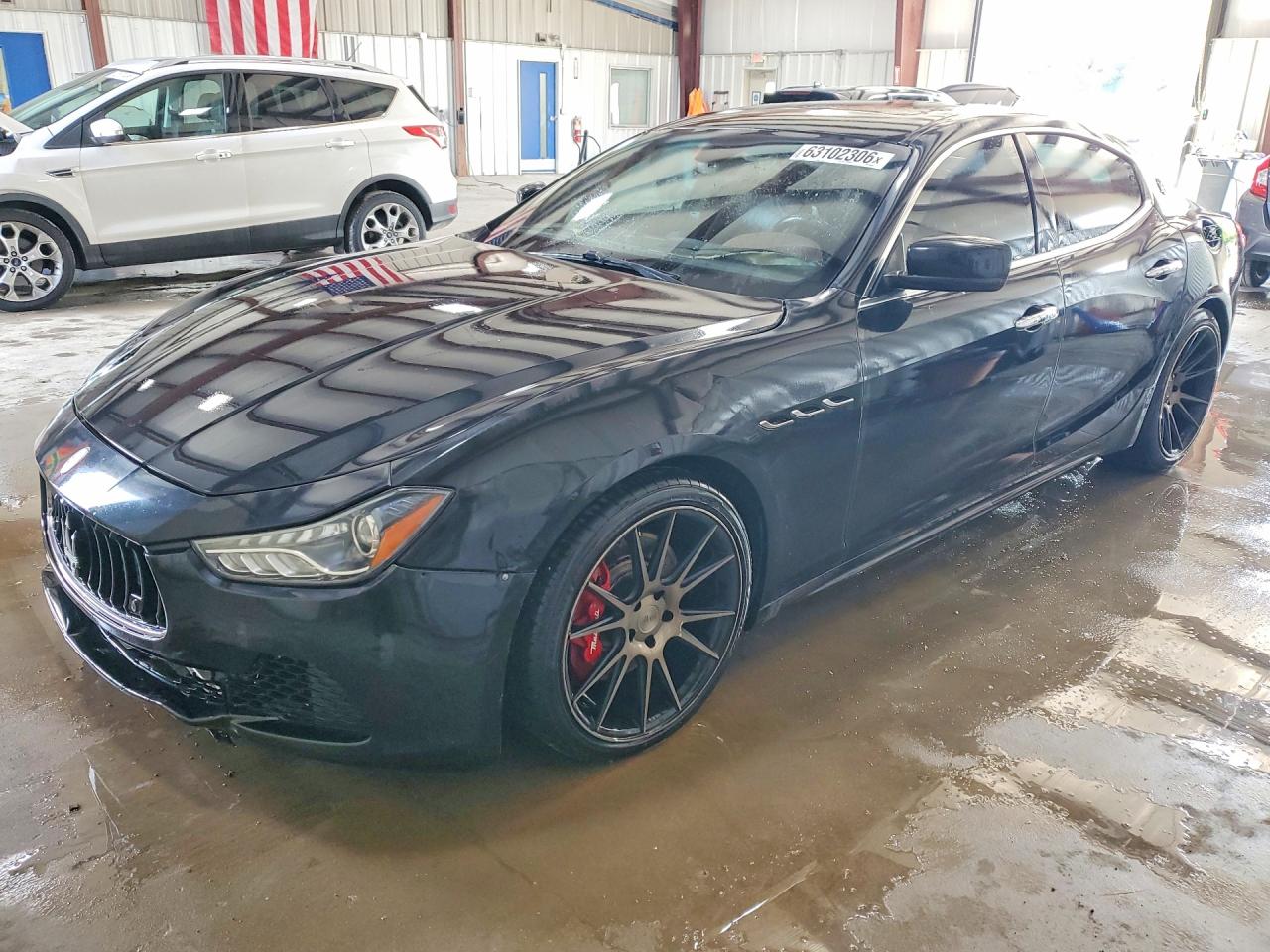 2014 Maserati Ghibli S Q4, VIN ZAM57RTA9E1090028 — Front end