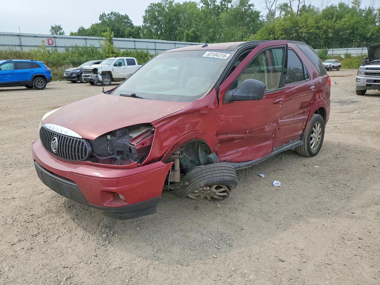 2007 Buick Rendezvous CX, VIN 3G5DA03L67S501456 — Front end