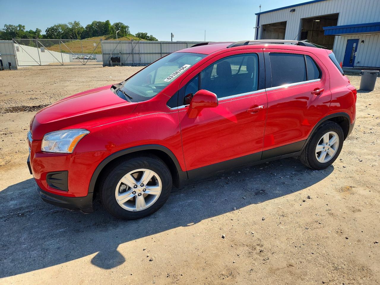 2015 Chevrolet Trax LT, VIN KL7CJLSB0FB224647 — Engine fire