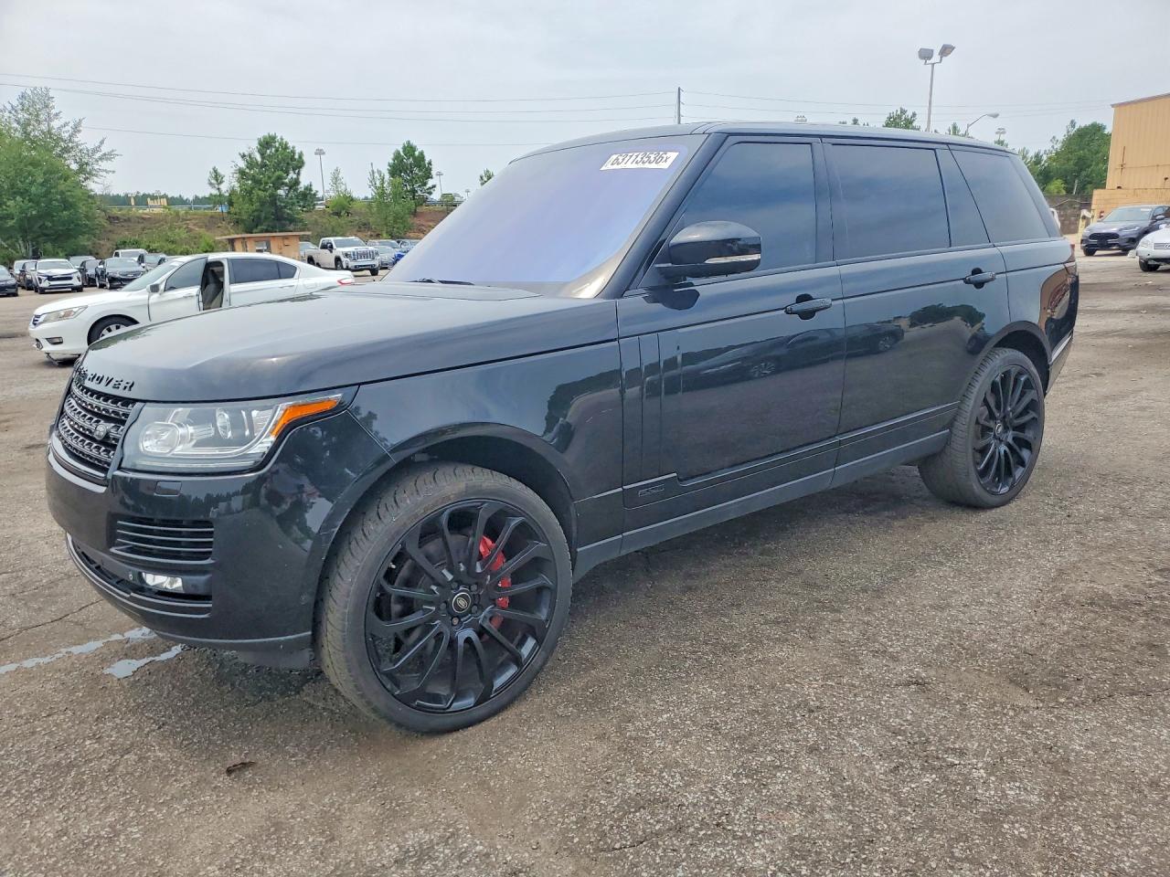 2014 Land Rover Range Rover Supercharged Autobiography, VIN SALGV3TF4EA194737 — Burn