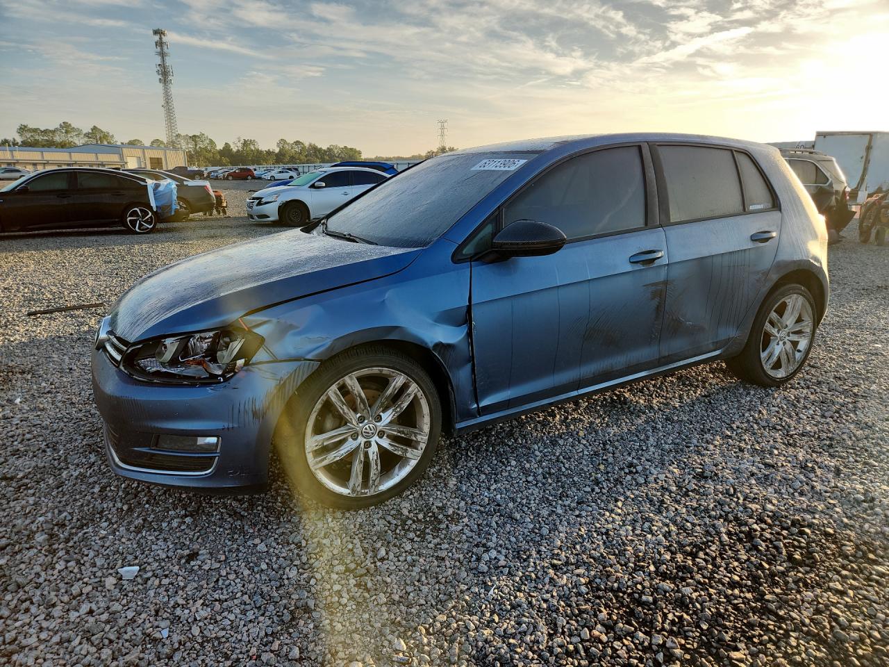 2015 Volkswagen Golf S, VIN 3VW2A7AU0FM029887 — Front end