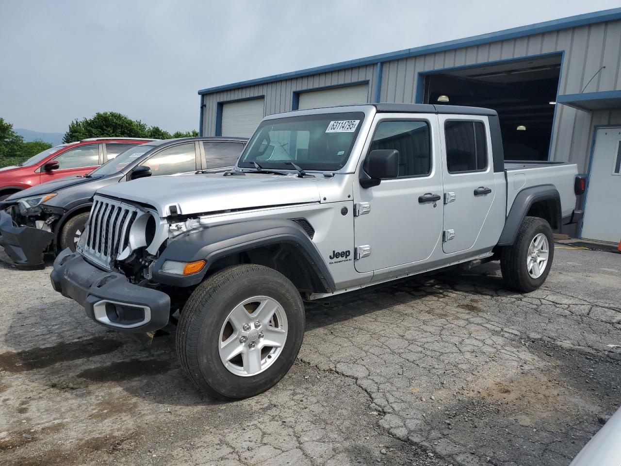 2023 Jeep Gladiator Sport S, VIN 1C6HJTAG8PL534103 — Partial repair
